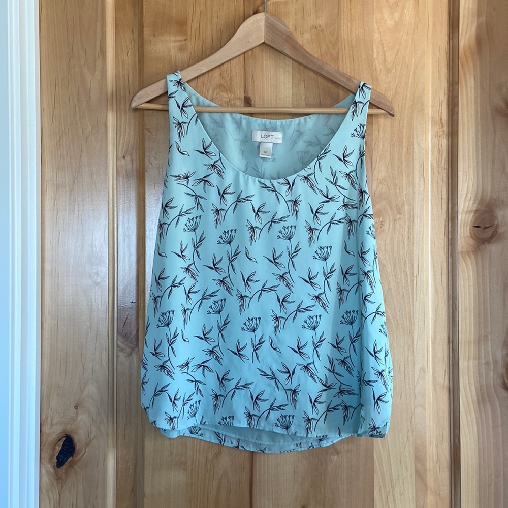 Loft floral tank
